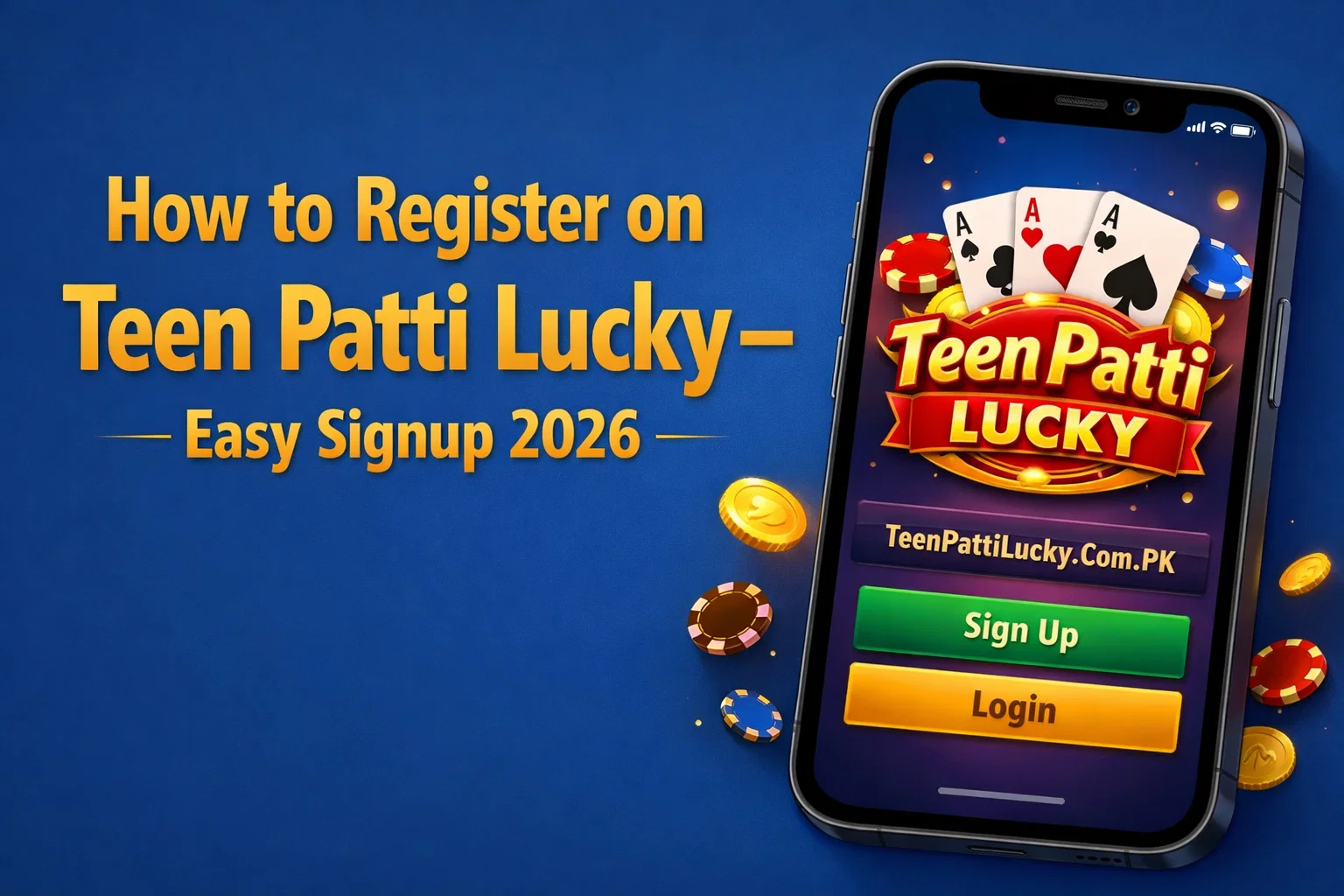 How to Register on Teen Patti Lucky