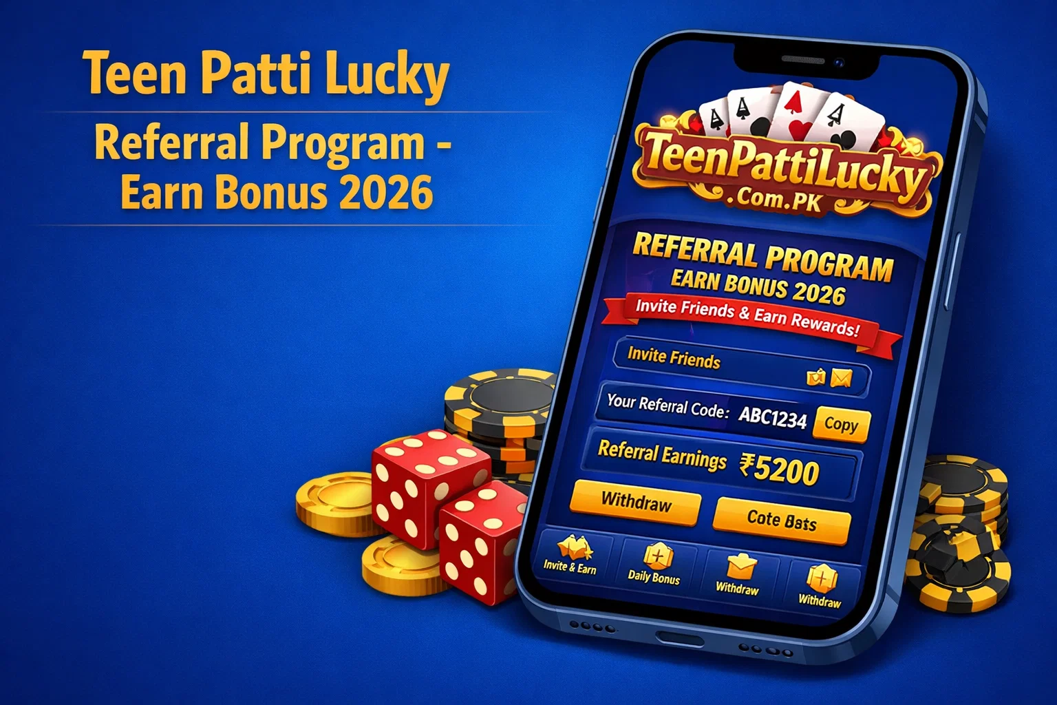 Teen Patti Lucky Referral Program
